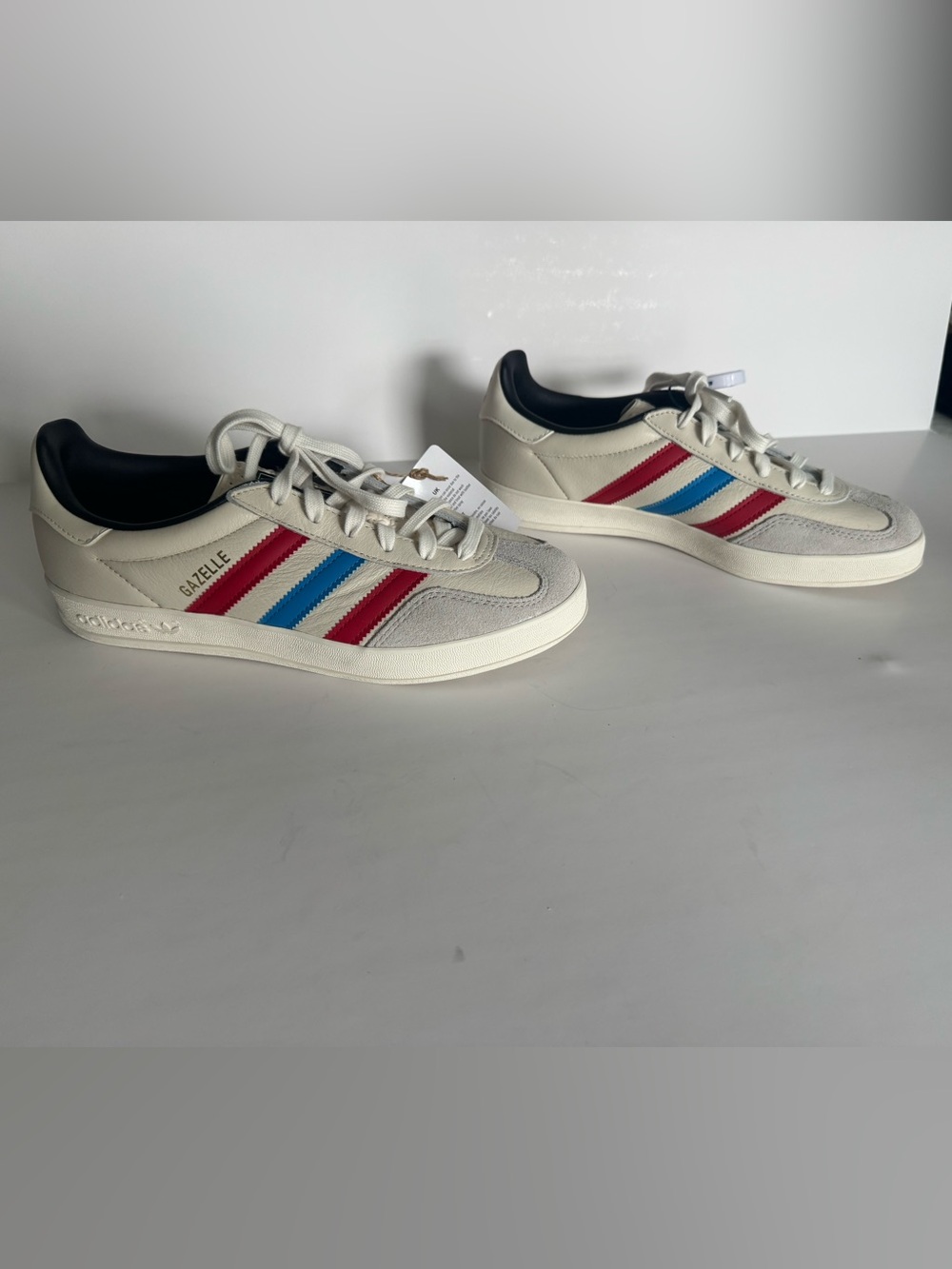 Rare Adidas Gazelle Indoor IE9091 Men’s 7.5 Women’s 8.5 Leather Sneakers NEW NIB